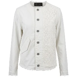 White Cotton Women Jacket