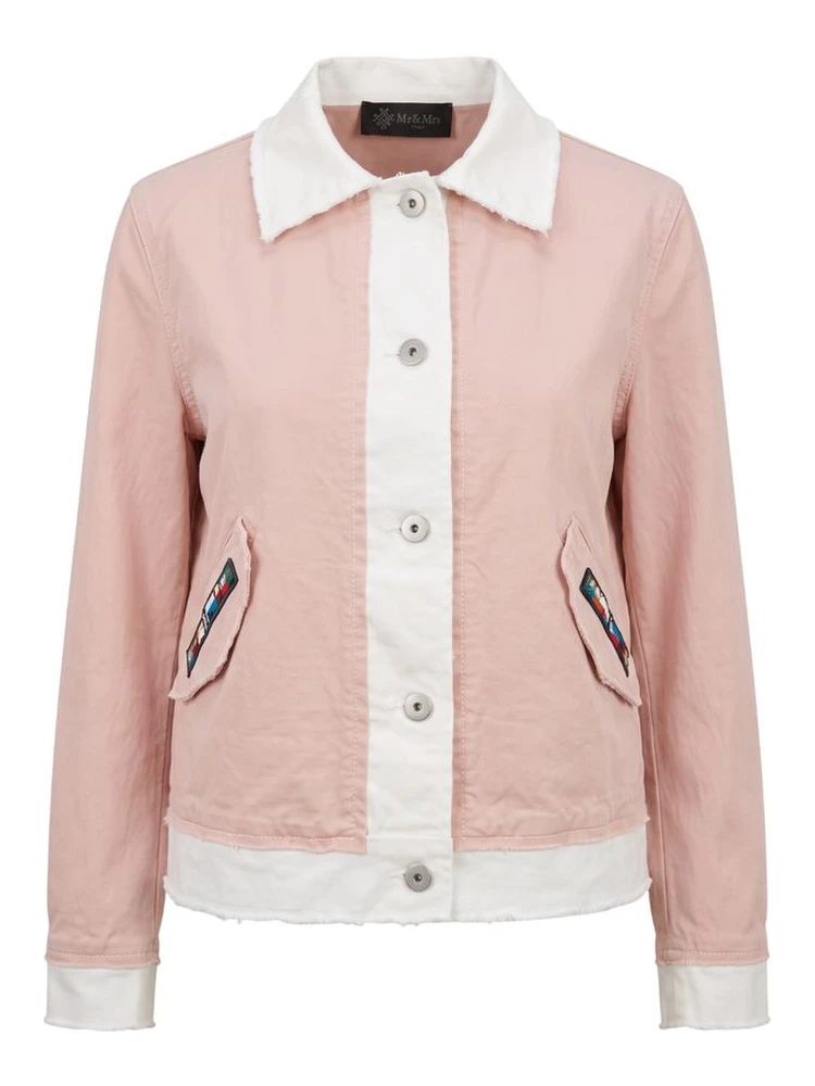 Pink Cotton Women's Jacket