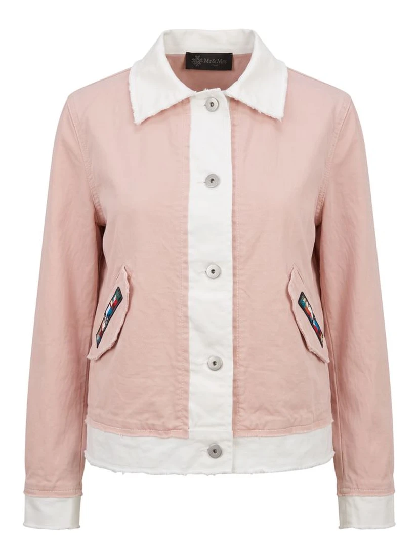 Pink Cotton Women's Jacket