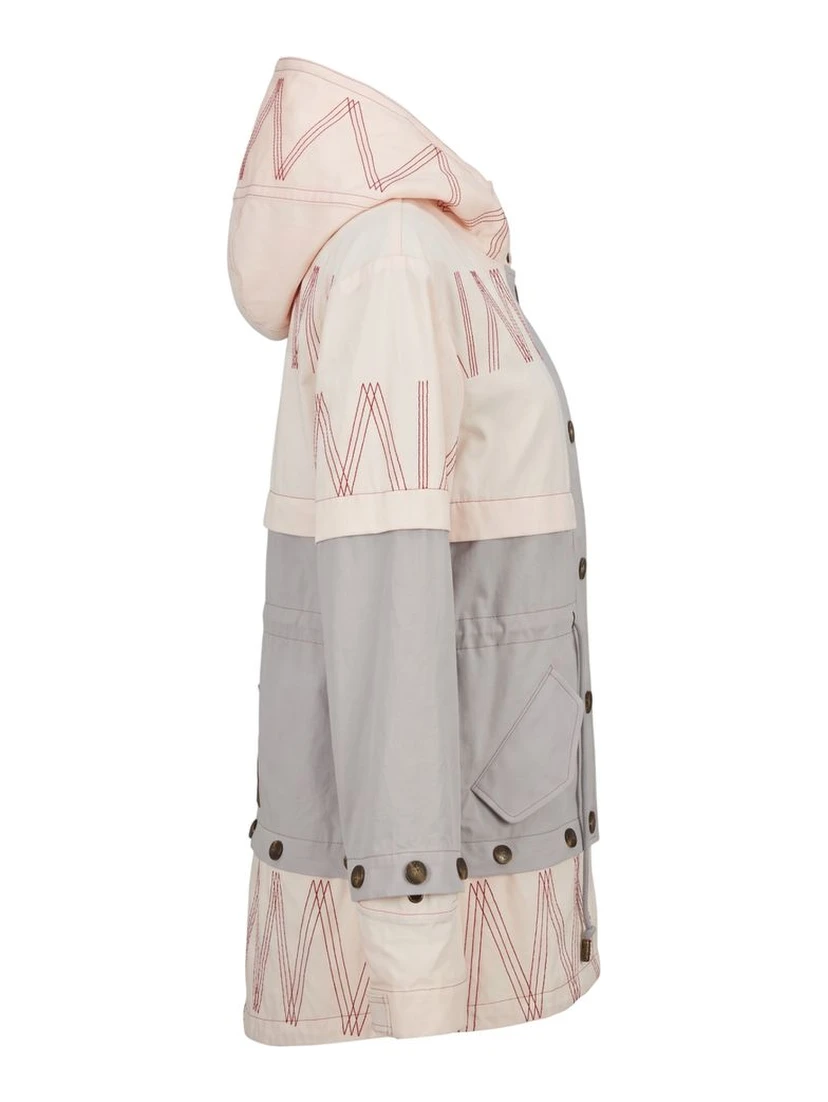 Pink Cotton Women Jacket
