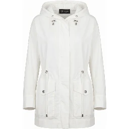 White Cotton Women Jacket