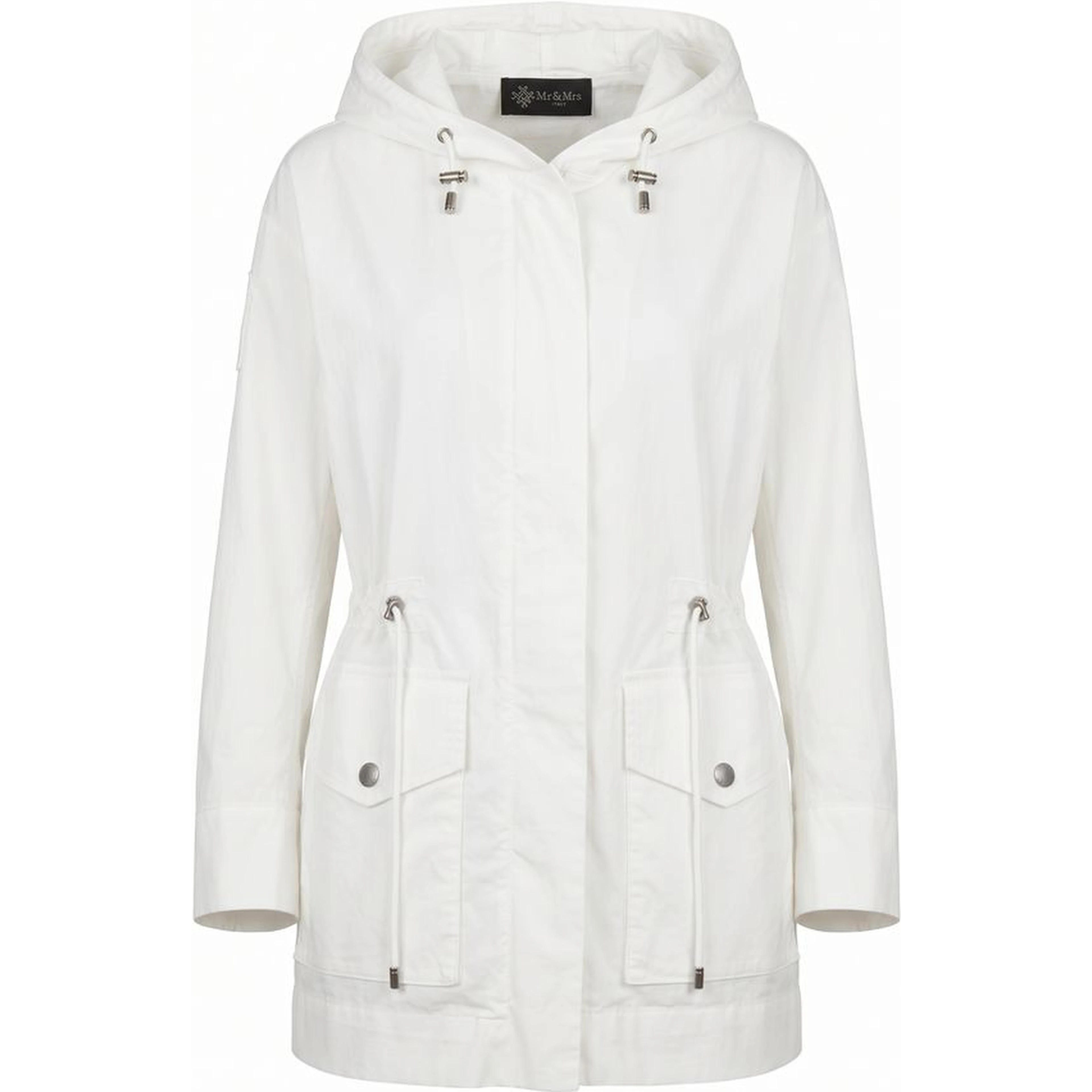 White Cotton Women Jacket