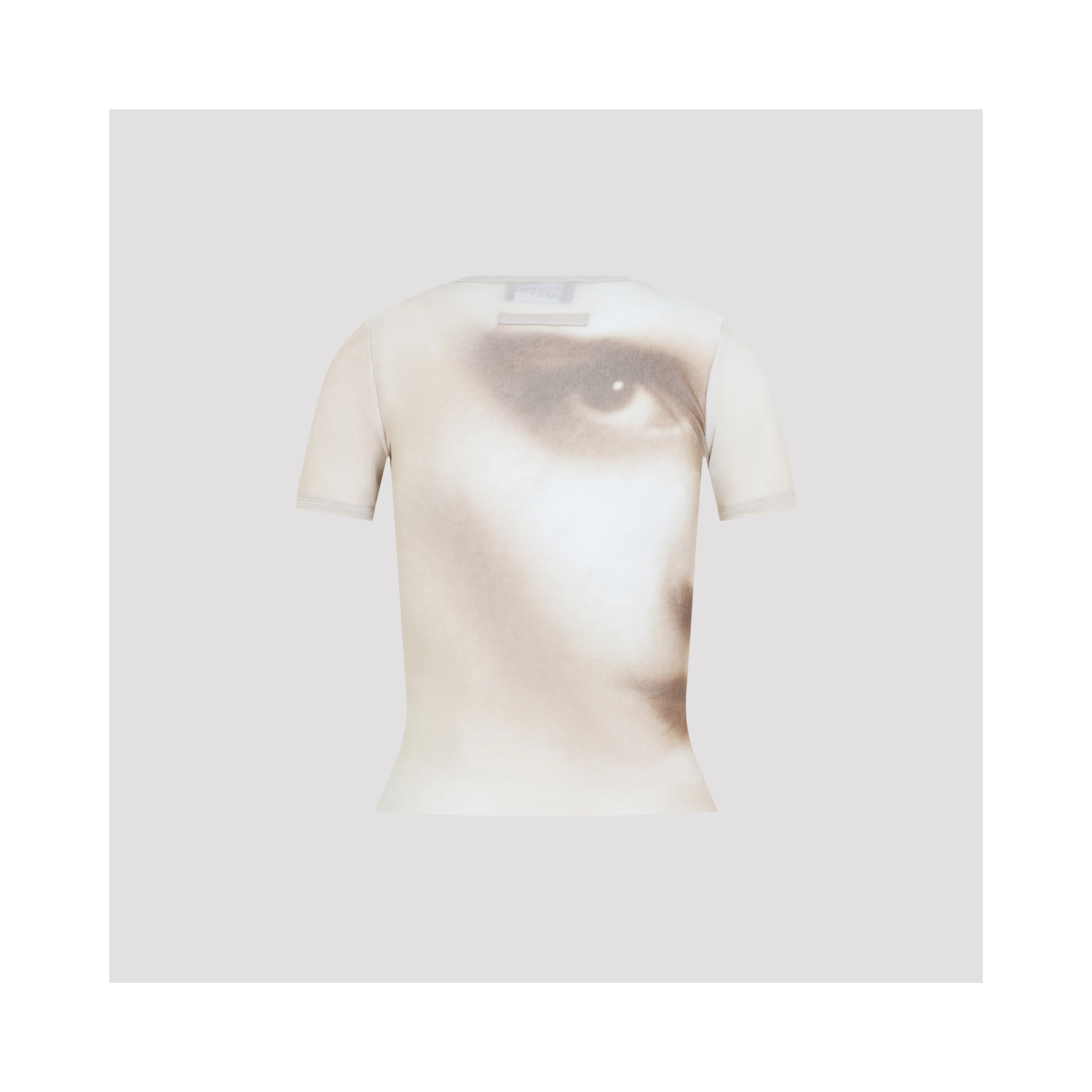 Jean Paul Gaultier Mesh Baby Printed ¶Face¶ Tee