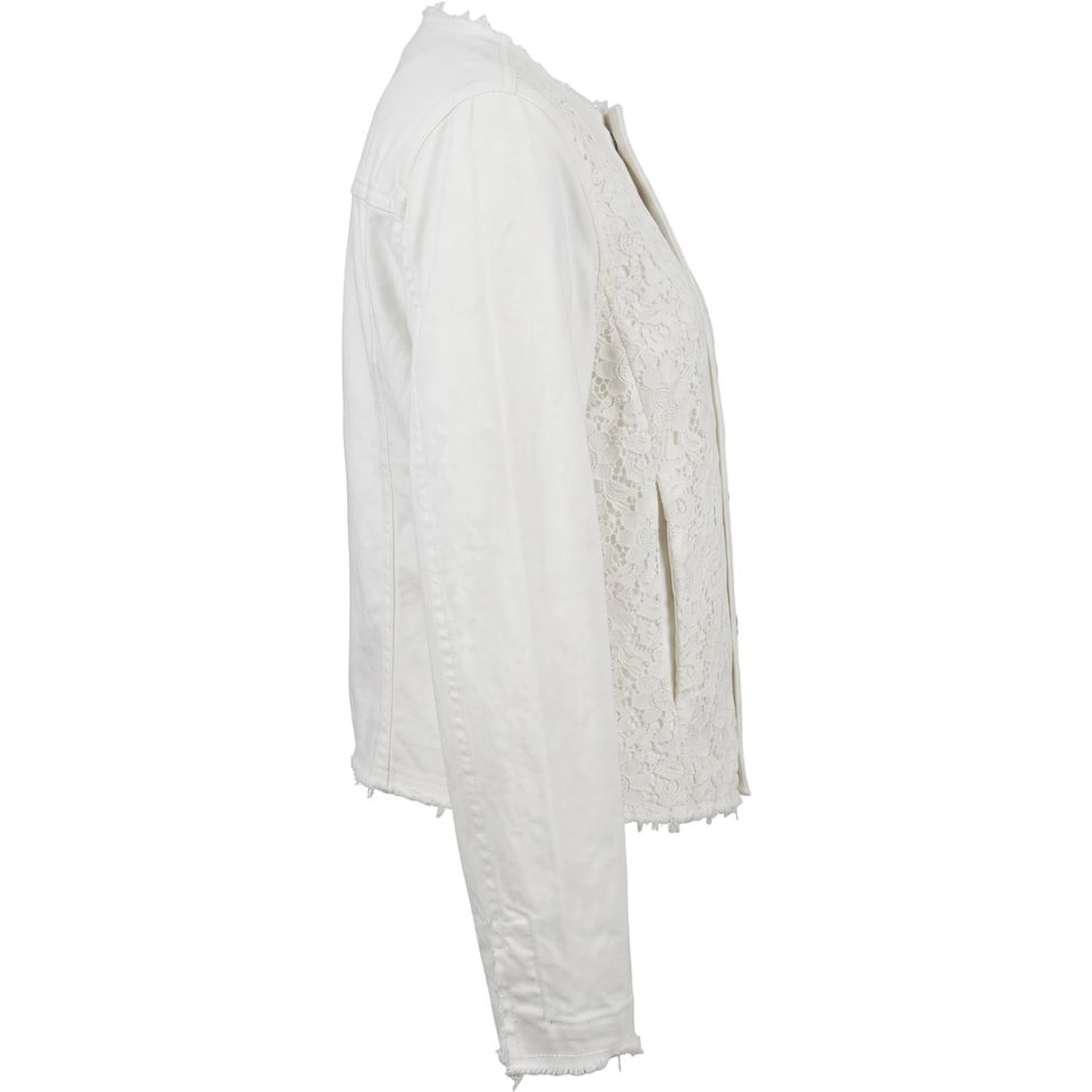 White Cotton Women Jacket