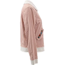 Pink Cotton Women's Jacket