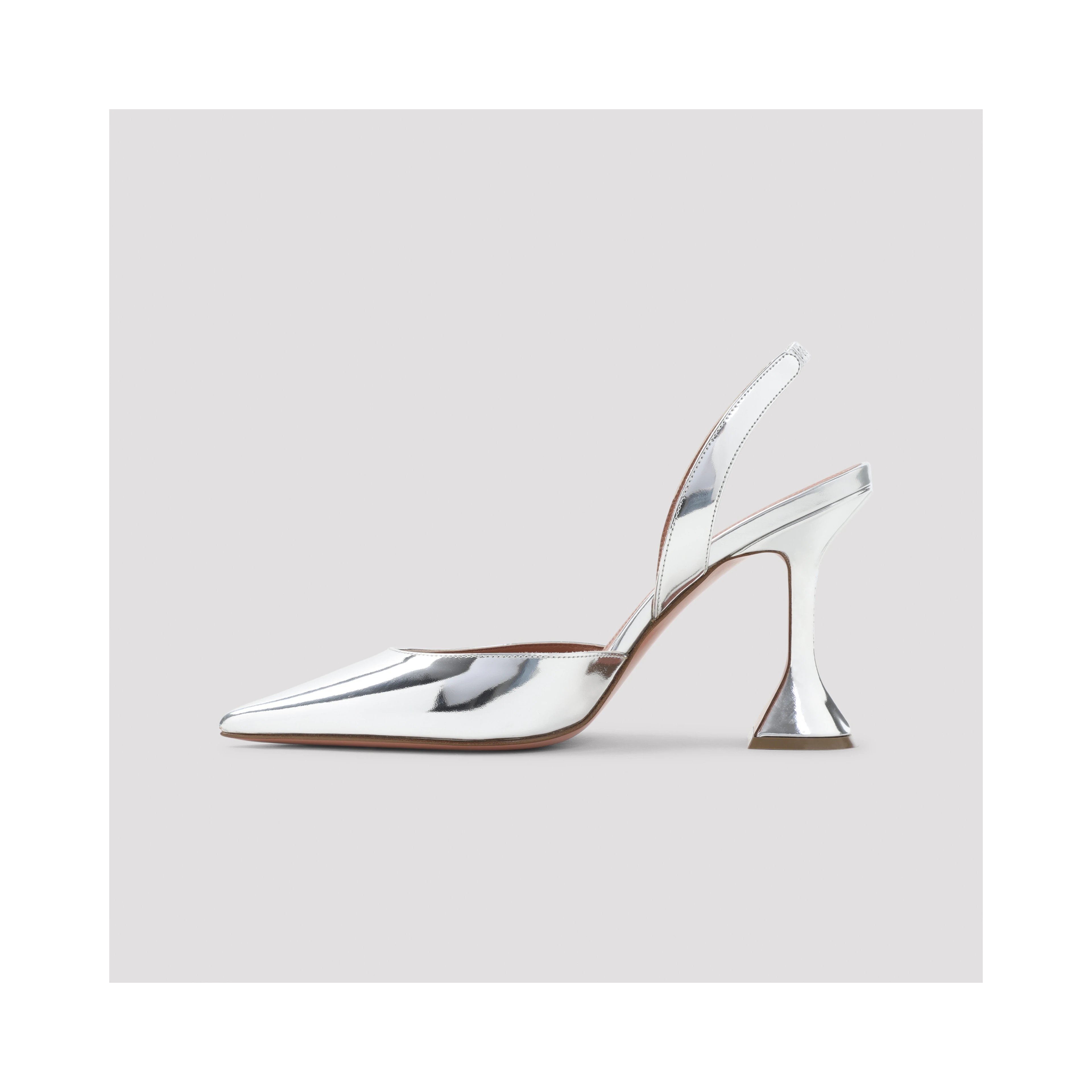 Amina Muaddi Holli Mirror 95 Slingback