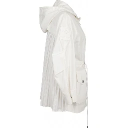 White Cotton Women Jacket