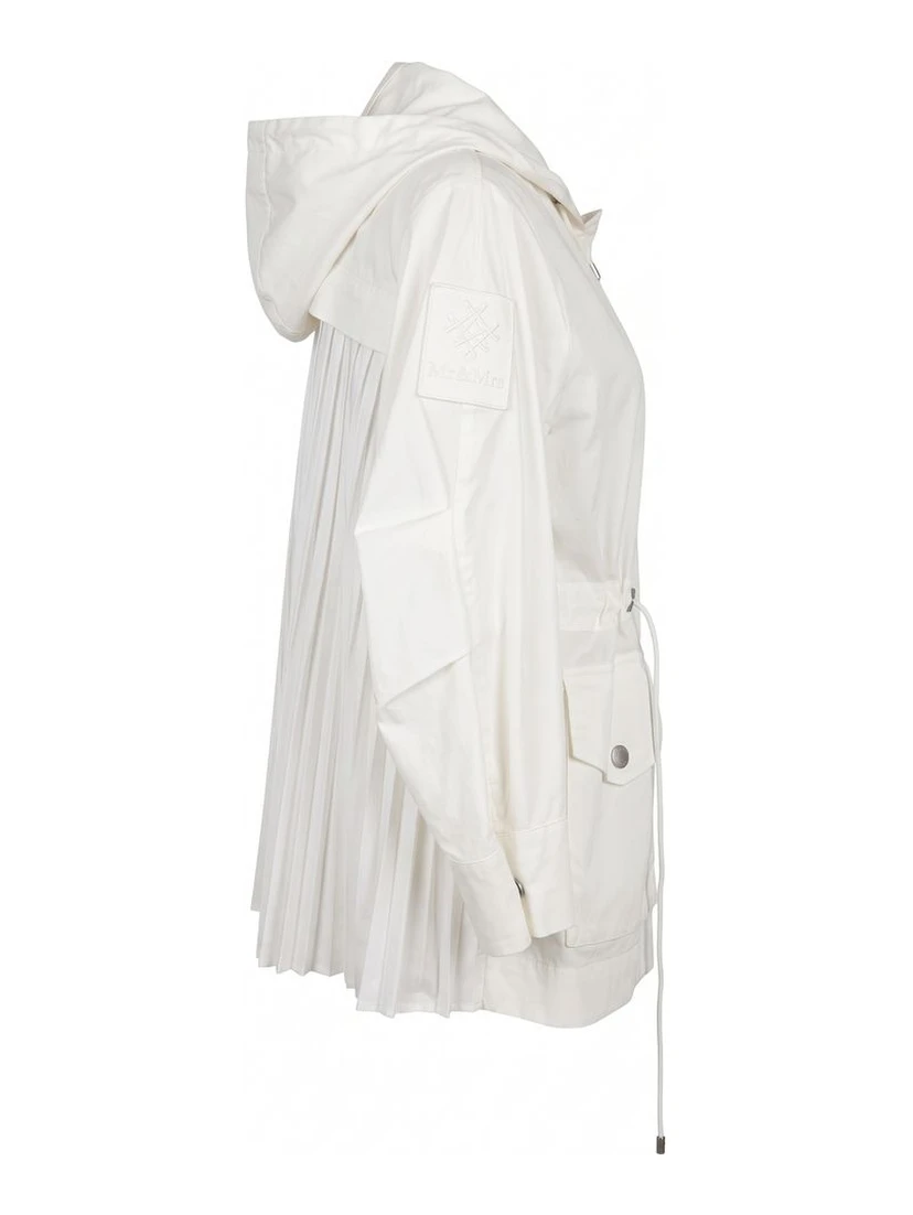 White Cotton Women Jacket