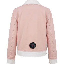 Pink Cotton Women's Jacket