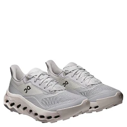 Gray Synthetic Athletic Sneakers