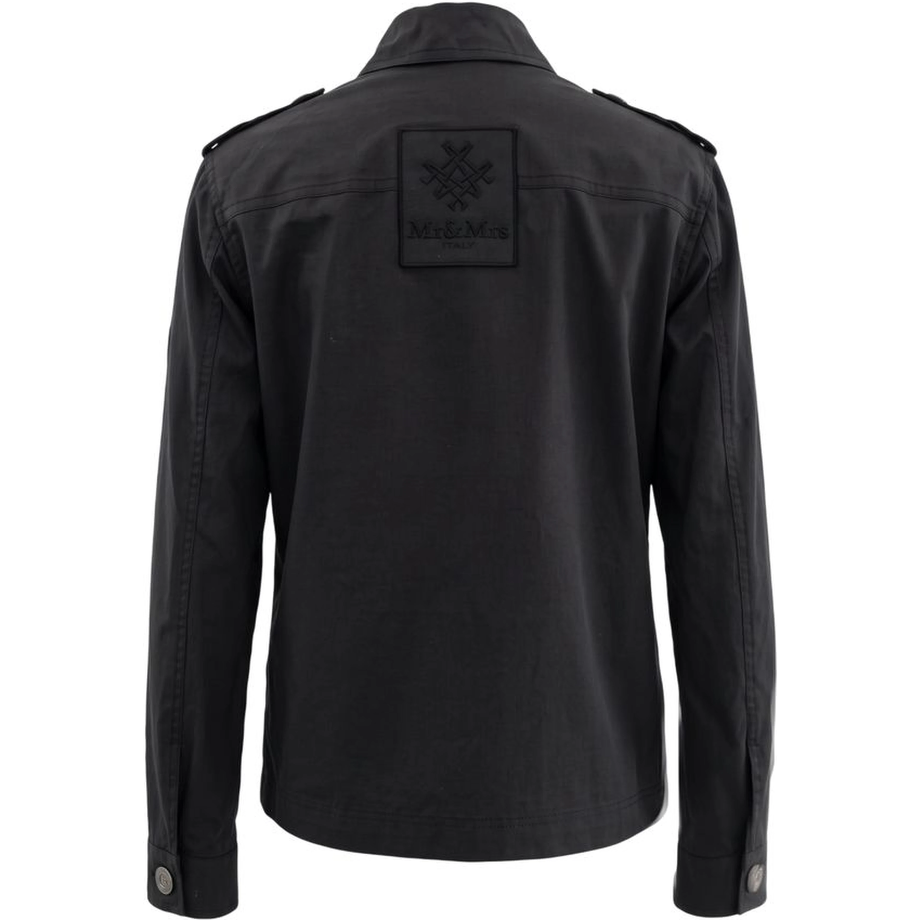 Black Cotton Women Jacket