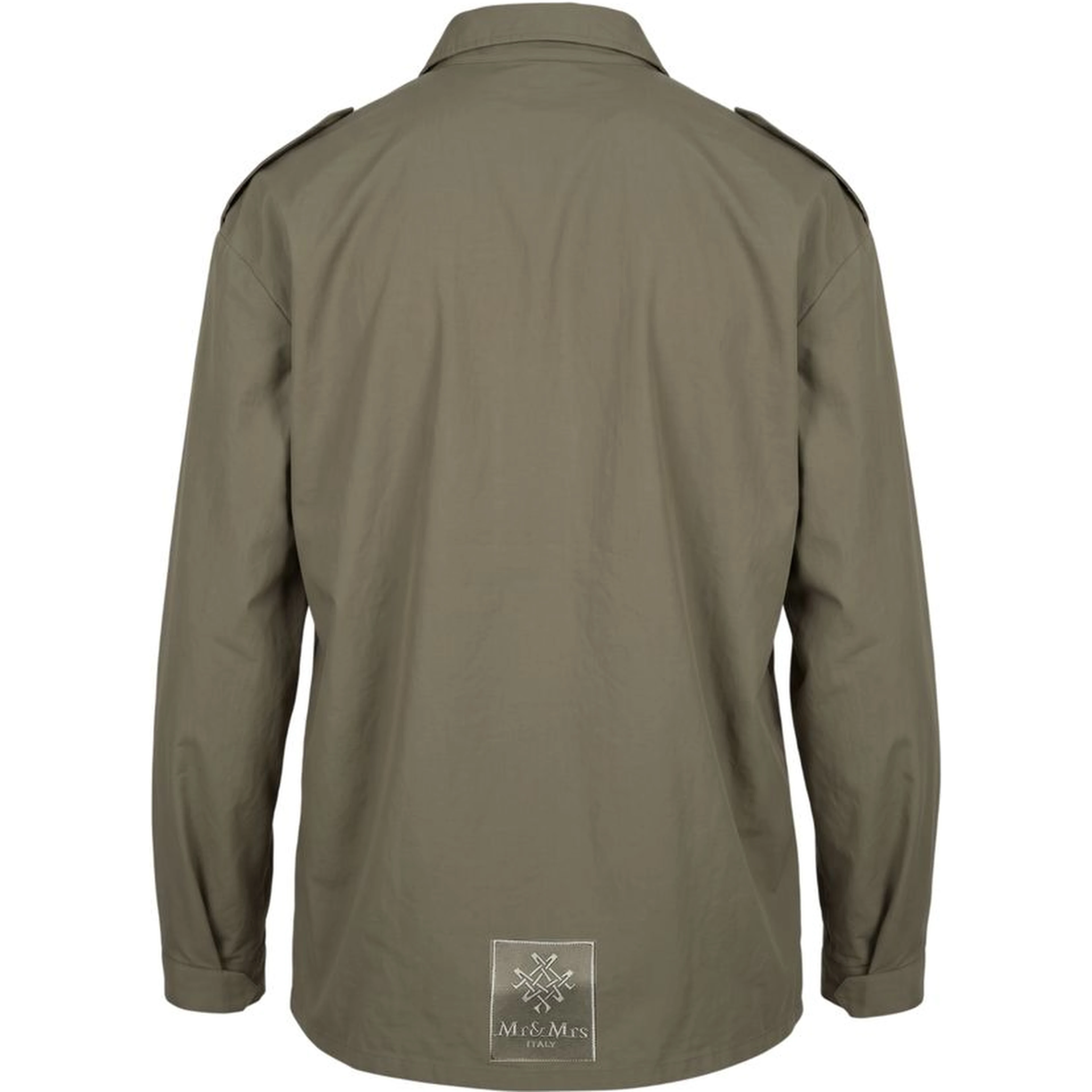 Green Polyurethane Men Jacket