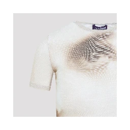 Jean Paul Gaultier Mesh Baby Printed ¶Face¶ Tee