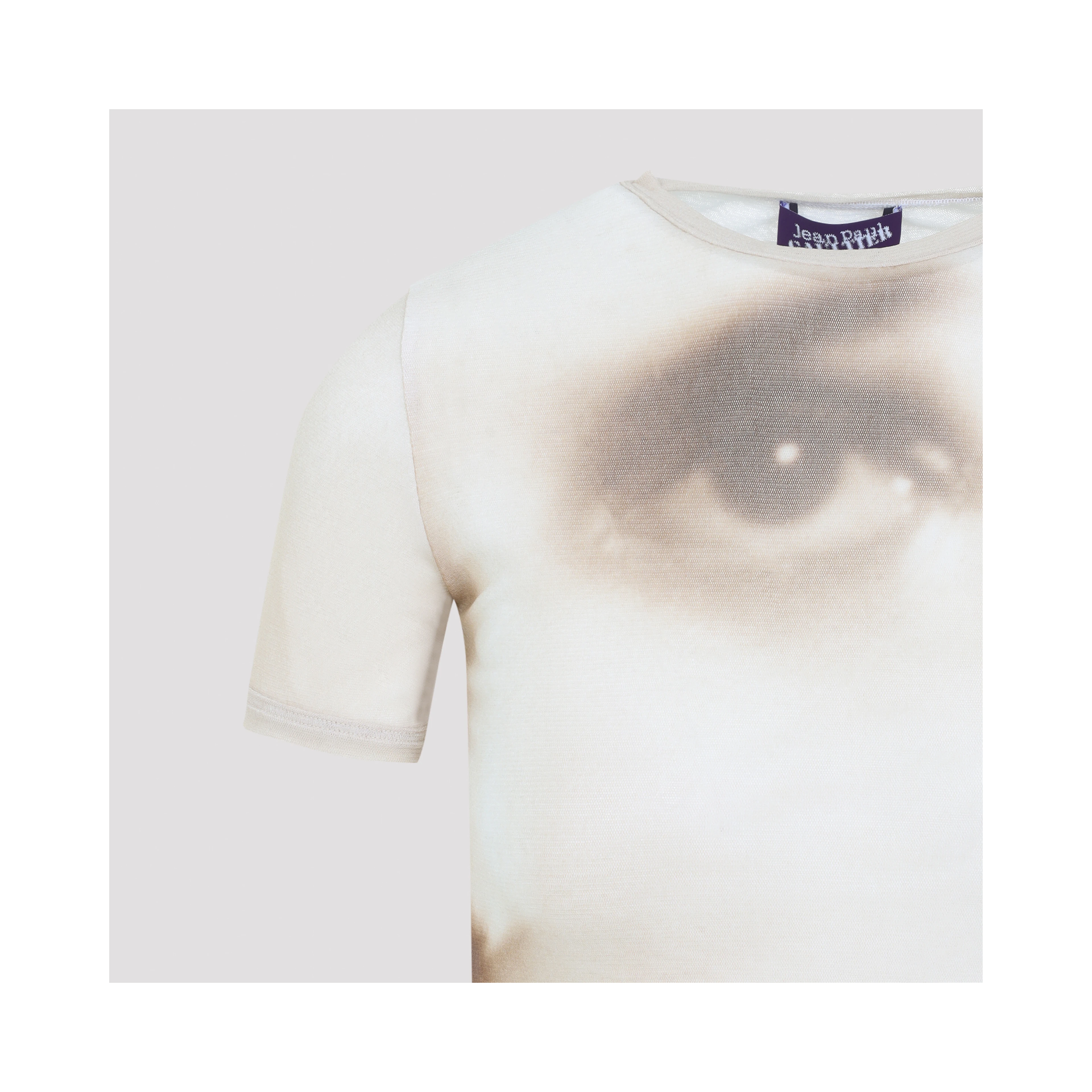 Jean Paul Gaultier Mesh Baby Printed ¶Face¶ Tee