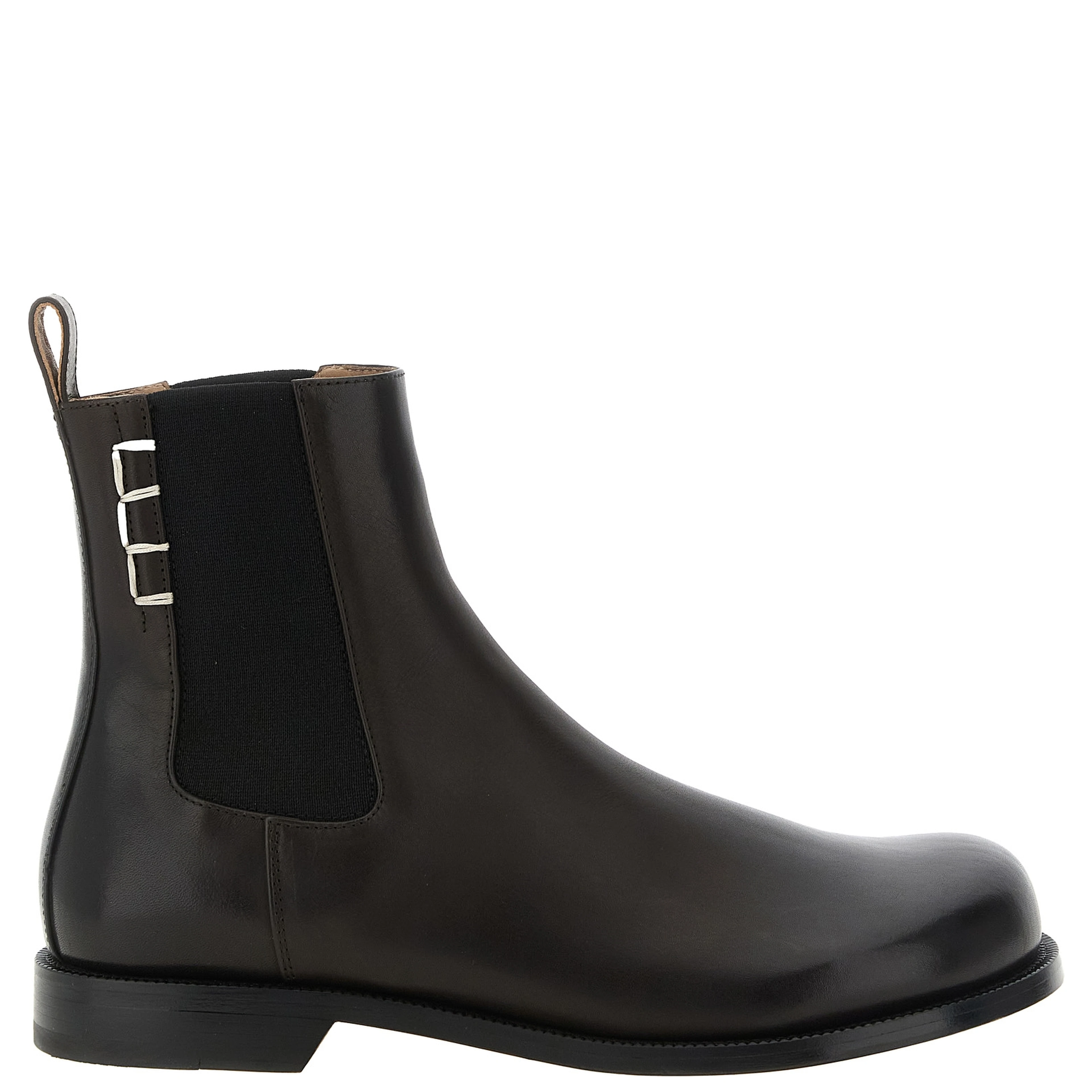 Brown Calfskin Chelsea Boots