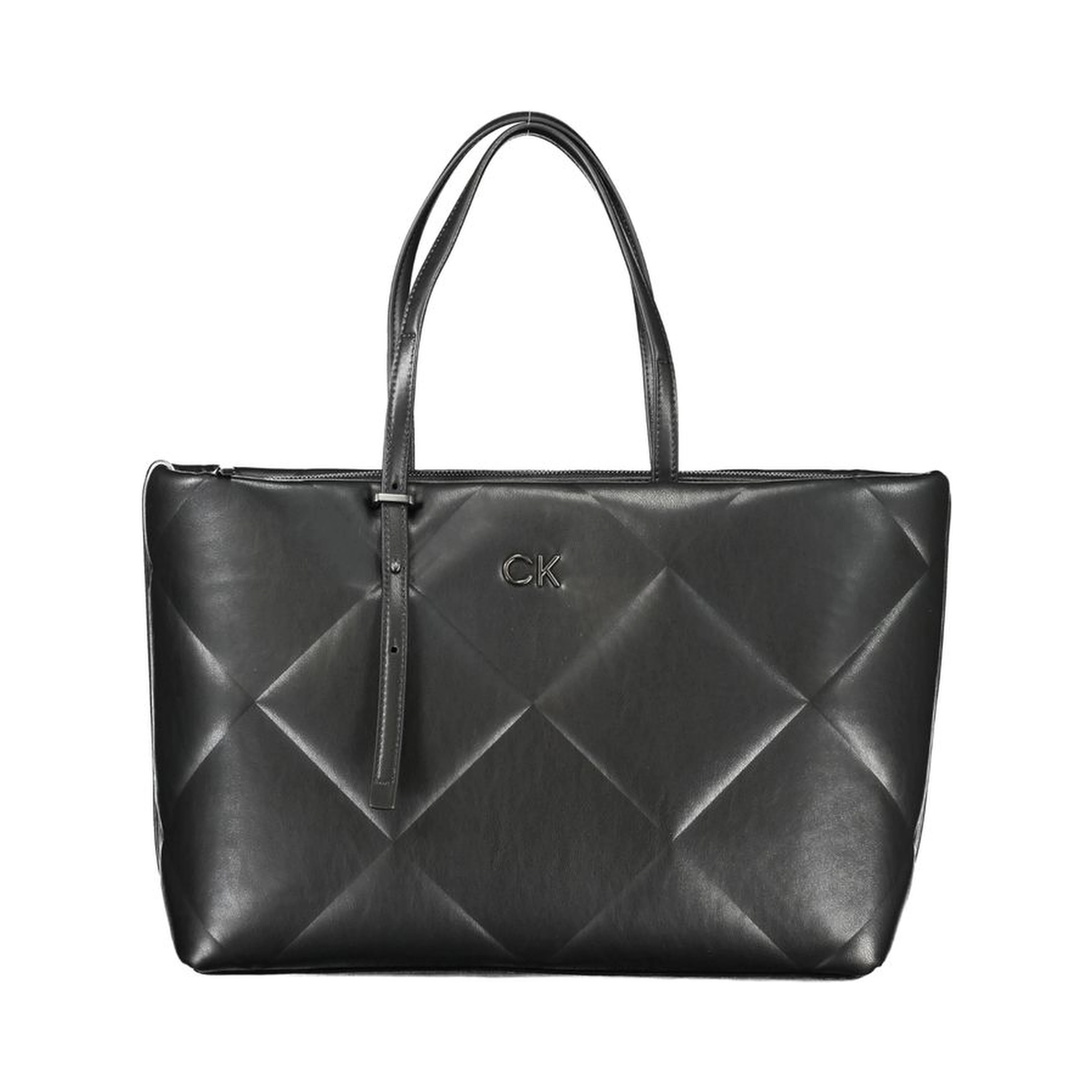 Black Polyester Handbag