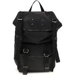 Black Nylon Backpack