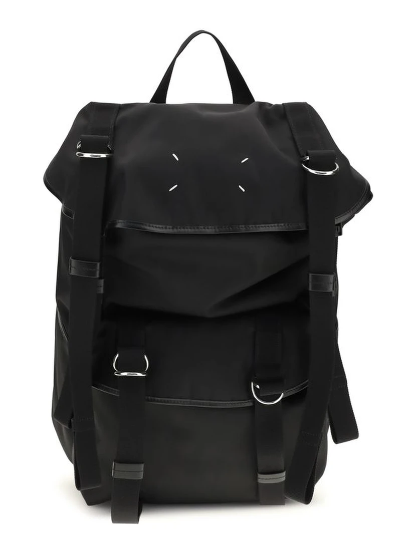 Black Nylon Backpack