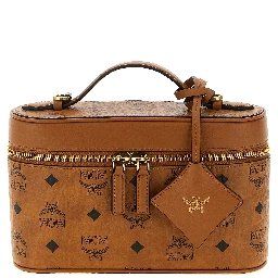 Brown Polyethylene Crossbody Bag