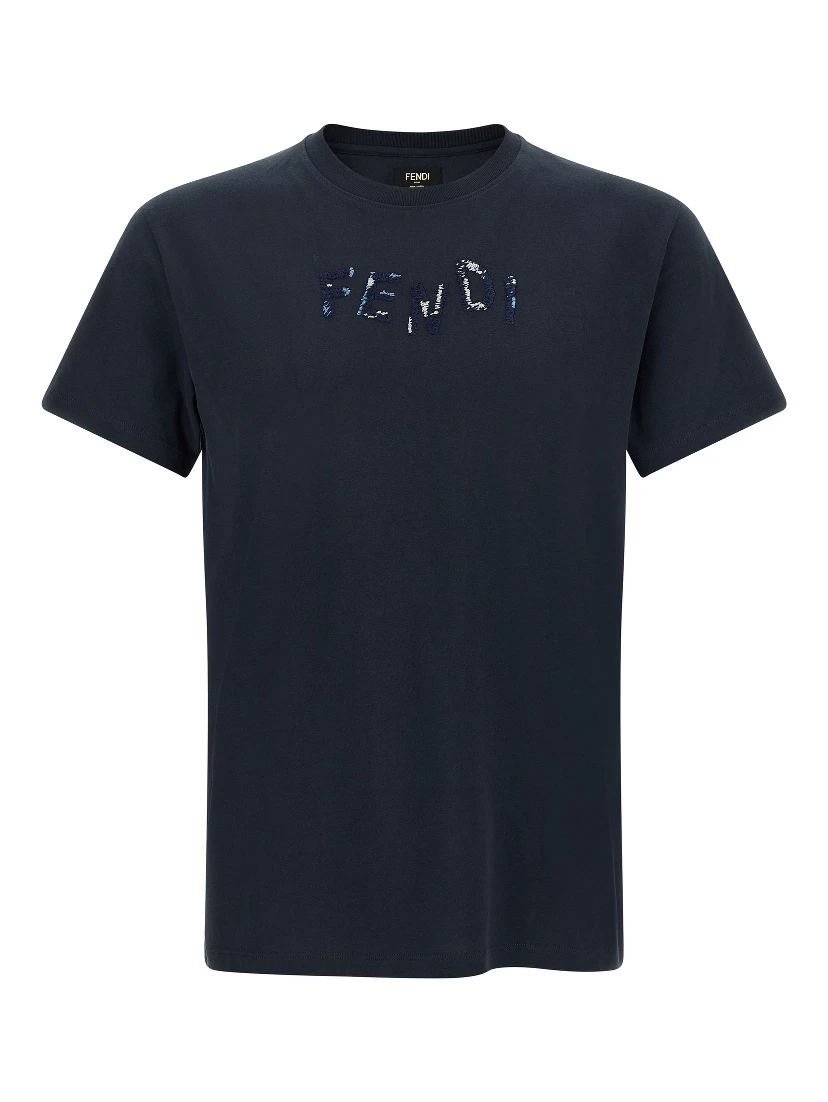 Blue Cotton T-Shirt