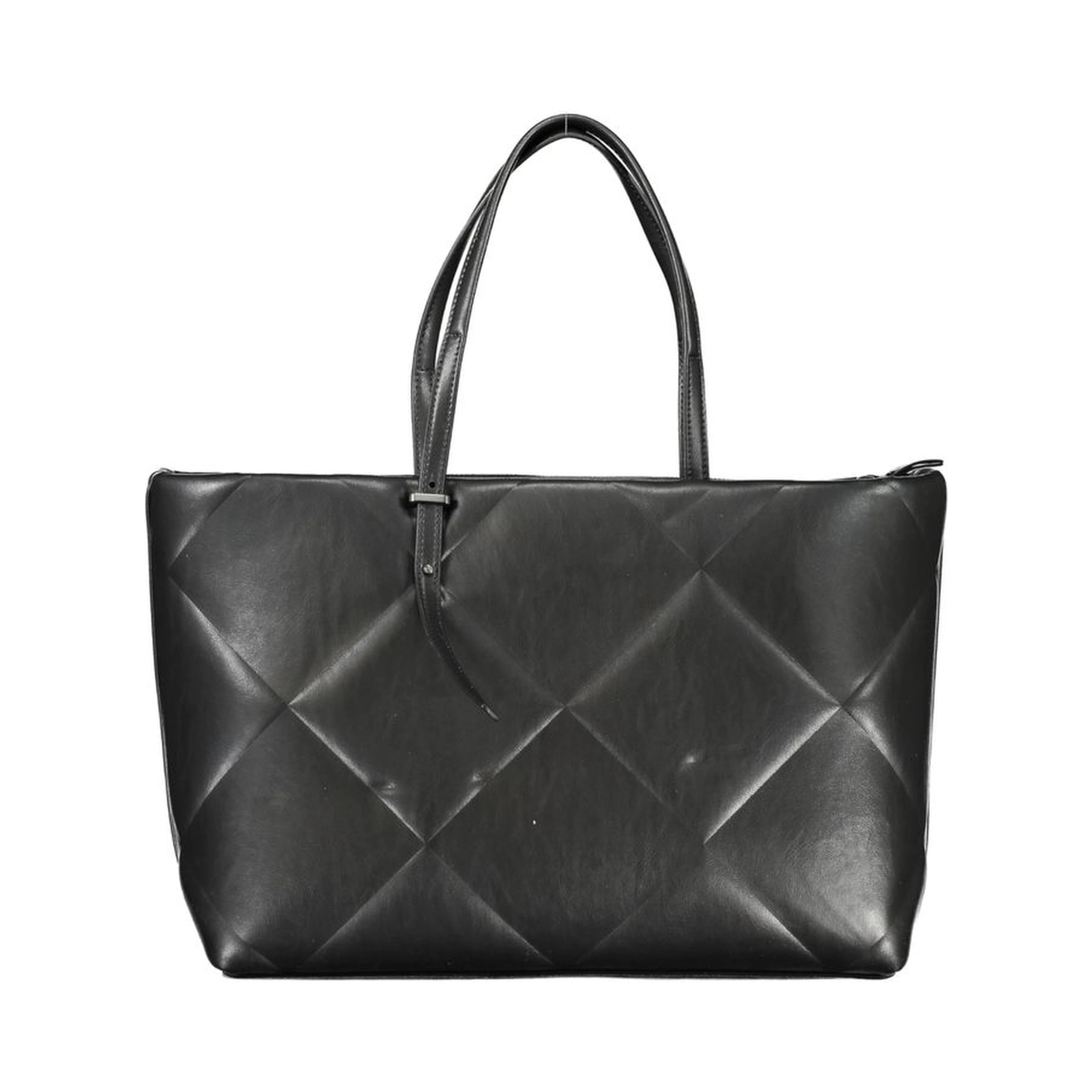 Black Polyester Handbag