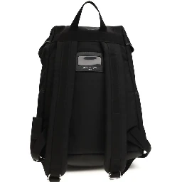 Black Nylon Backpack