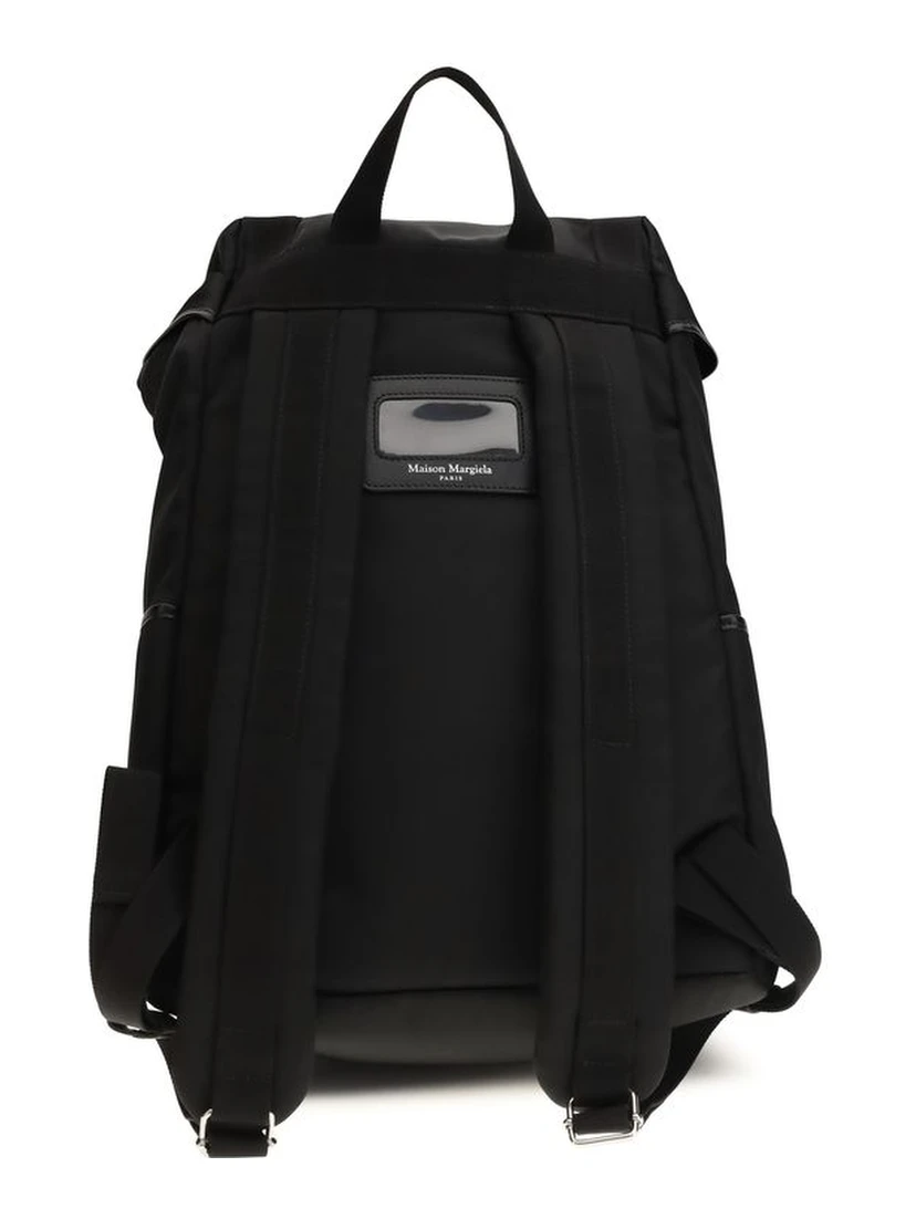 Black Nylon Backpack