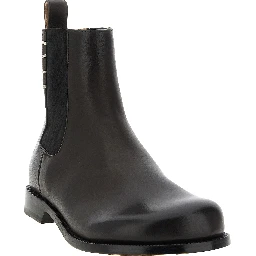 Brown Calfskin Chelsea Boots