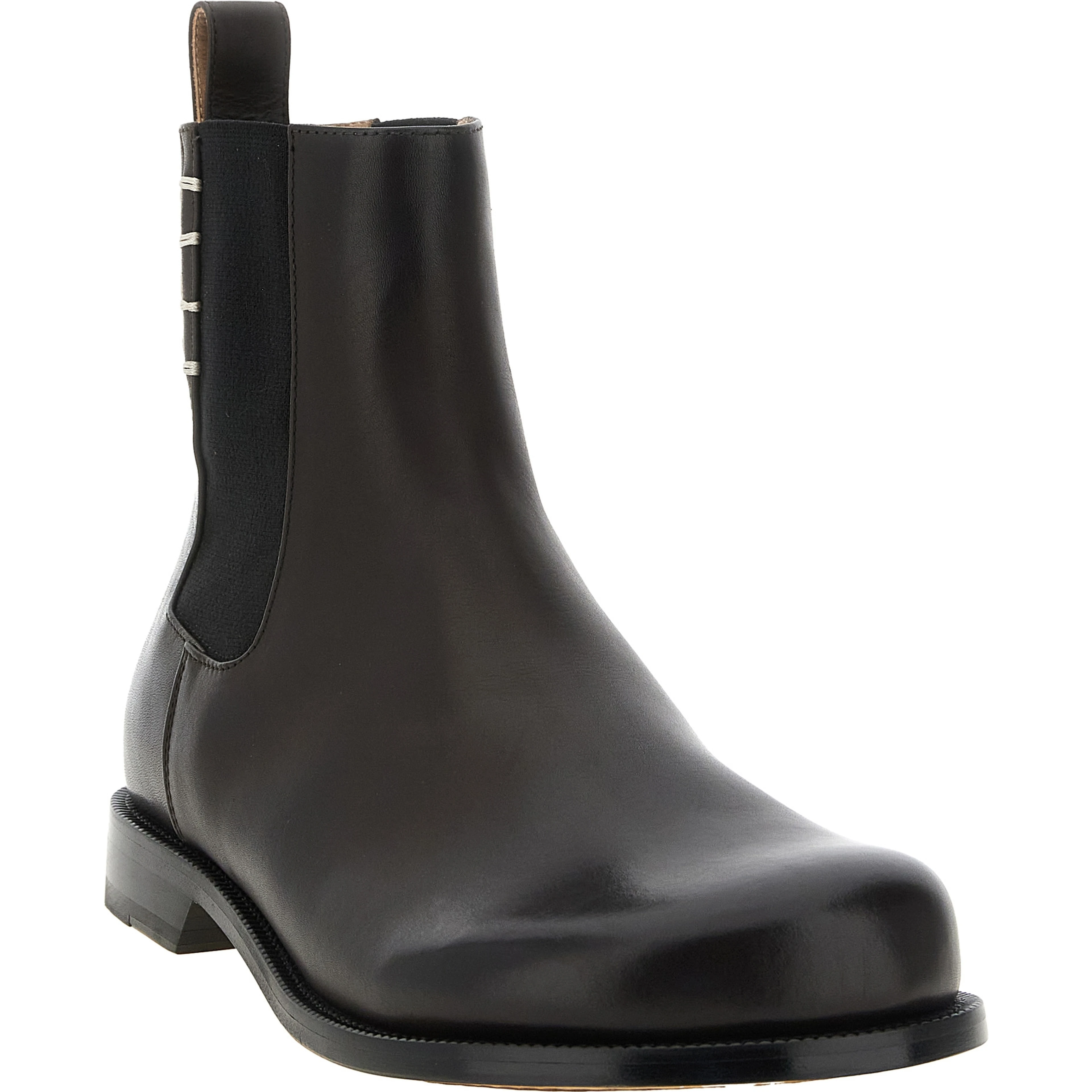 Brown Calfskin Chelsea Boots