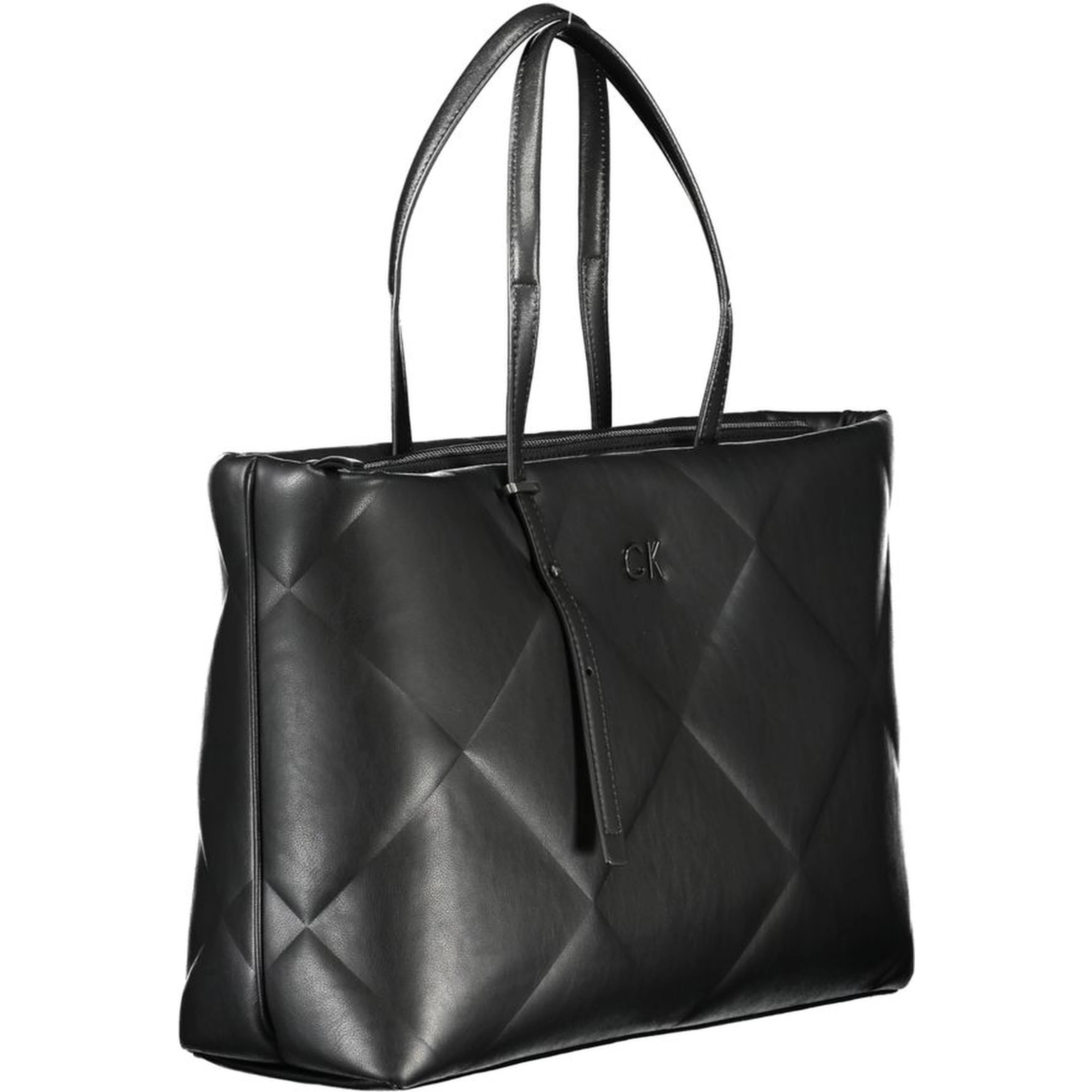 Black Polyester Handbag
