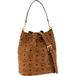 Brown Polyethylene Shoulder Bag
