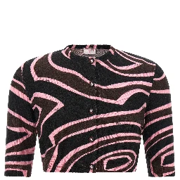 Multicolor Wool Cardigan