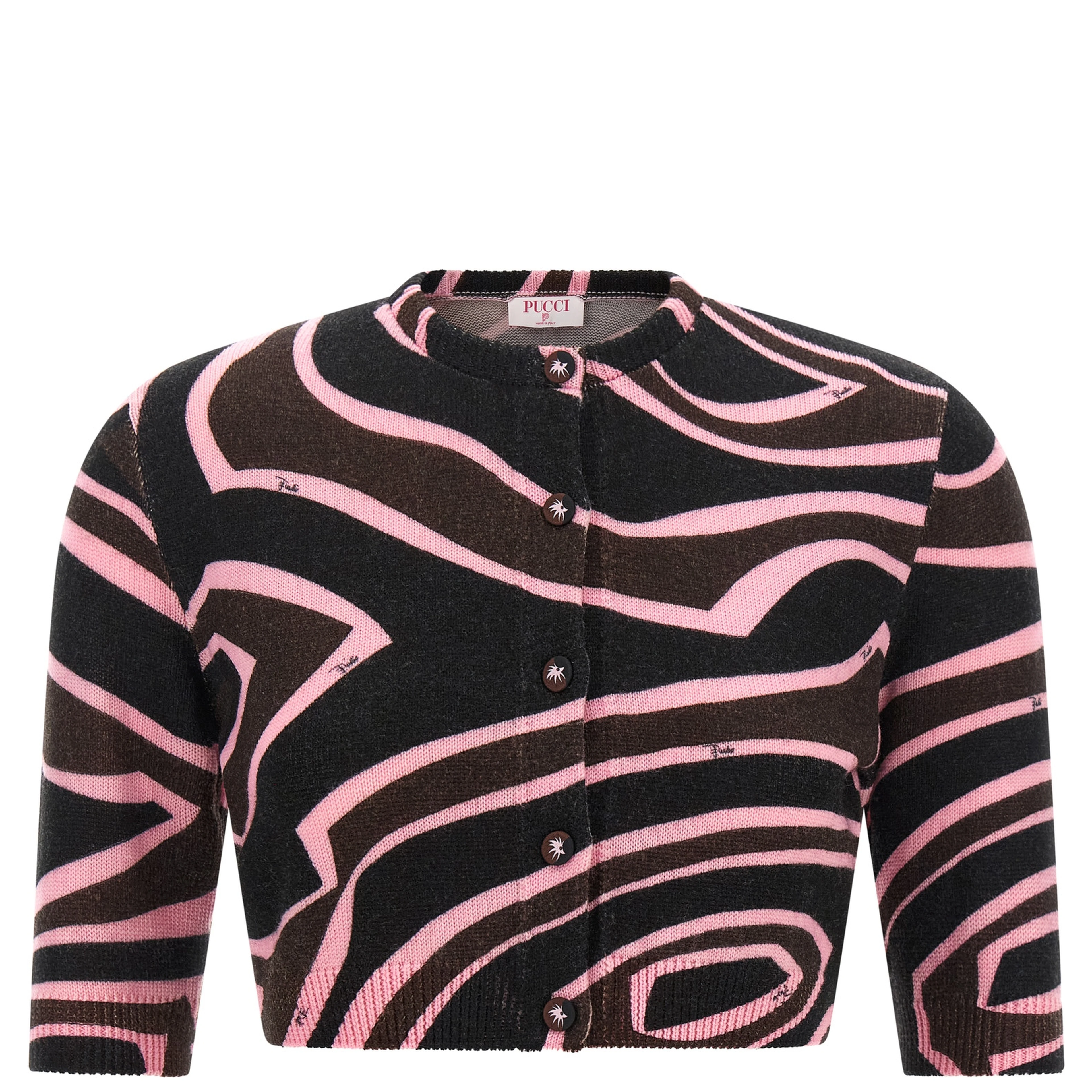 Multicolor Wool Cardigan