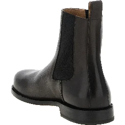 Brown Calfskin Chelsea Boots