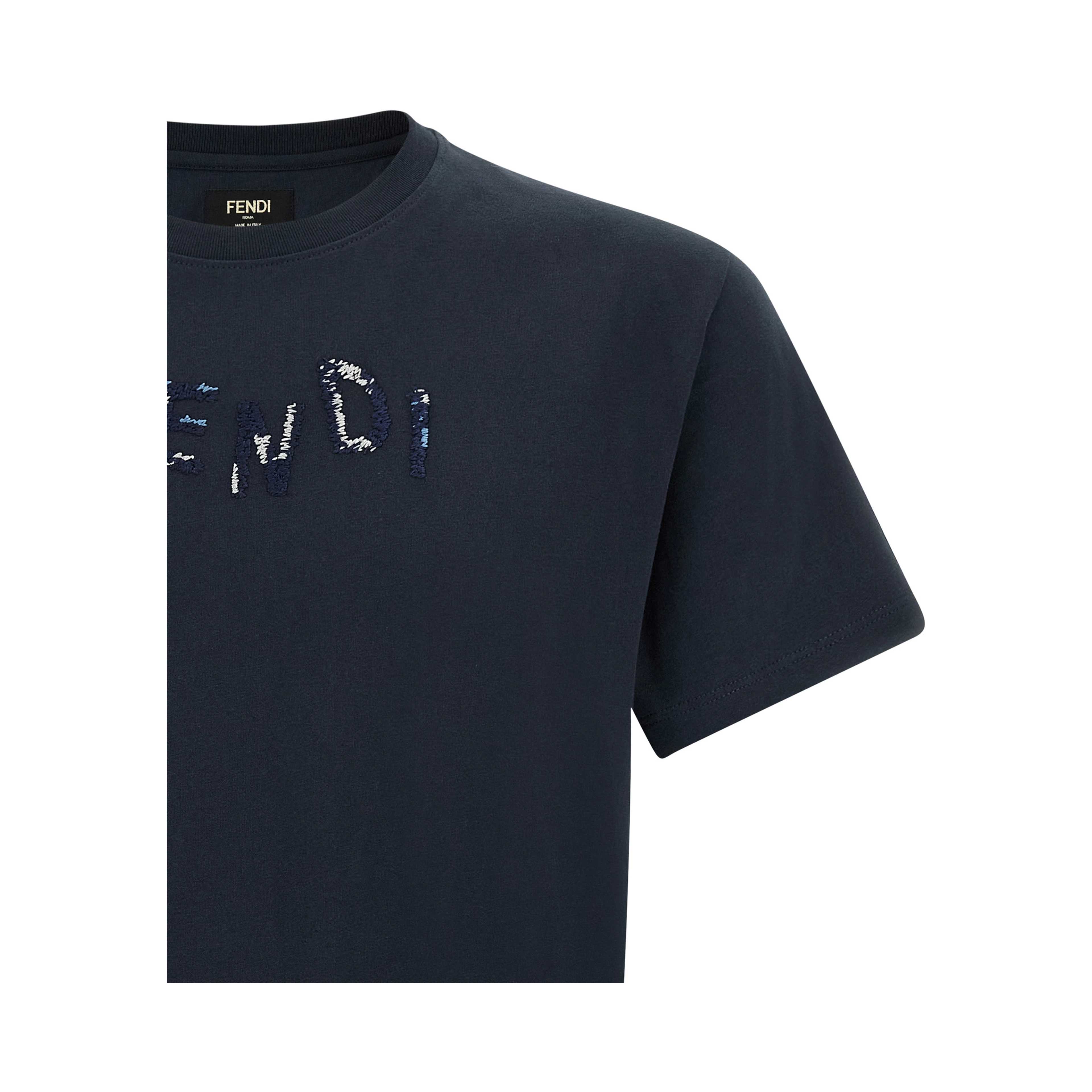 Blue Cotton T-Shirt