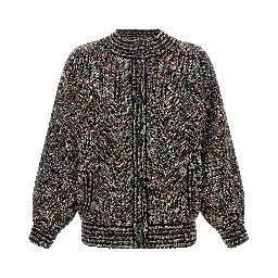Multicolor Wool Bomber