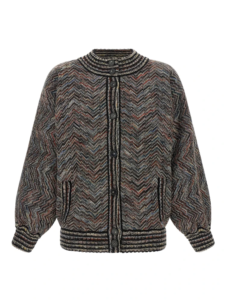 Multicolor Wool Bomber