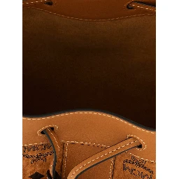 Brown Polyethylene Shoulder Bag