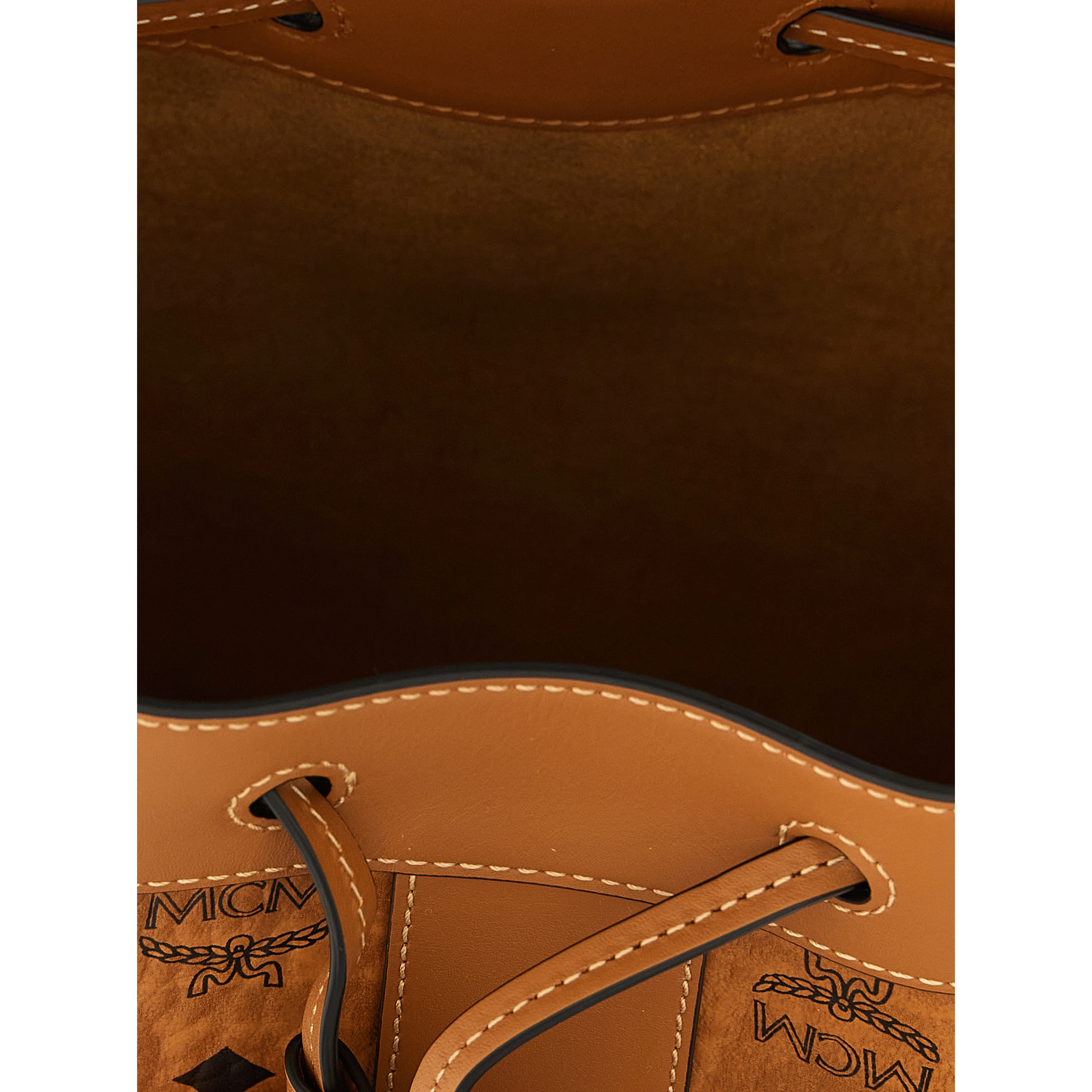 Brown Polyethylene Shoulder Bag
