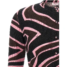 Multicolor Wool Cardigan