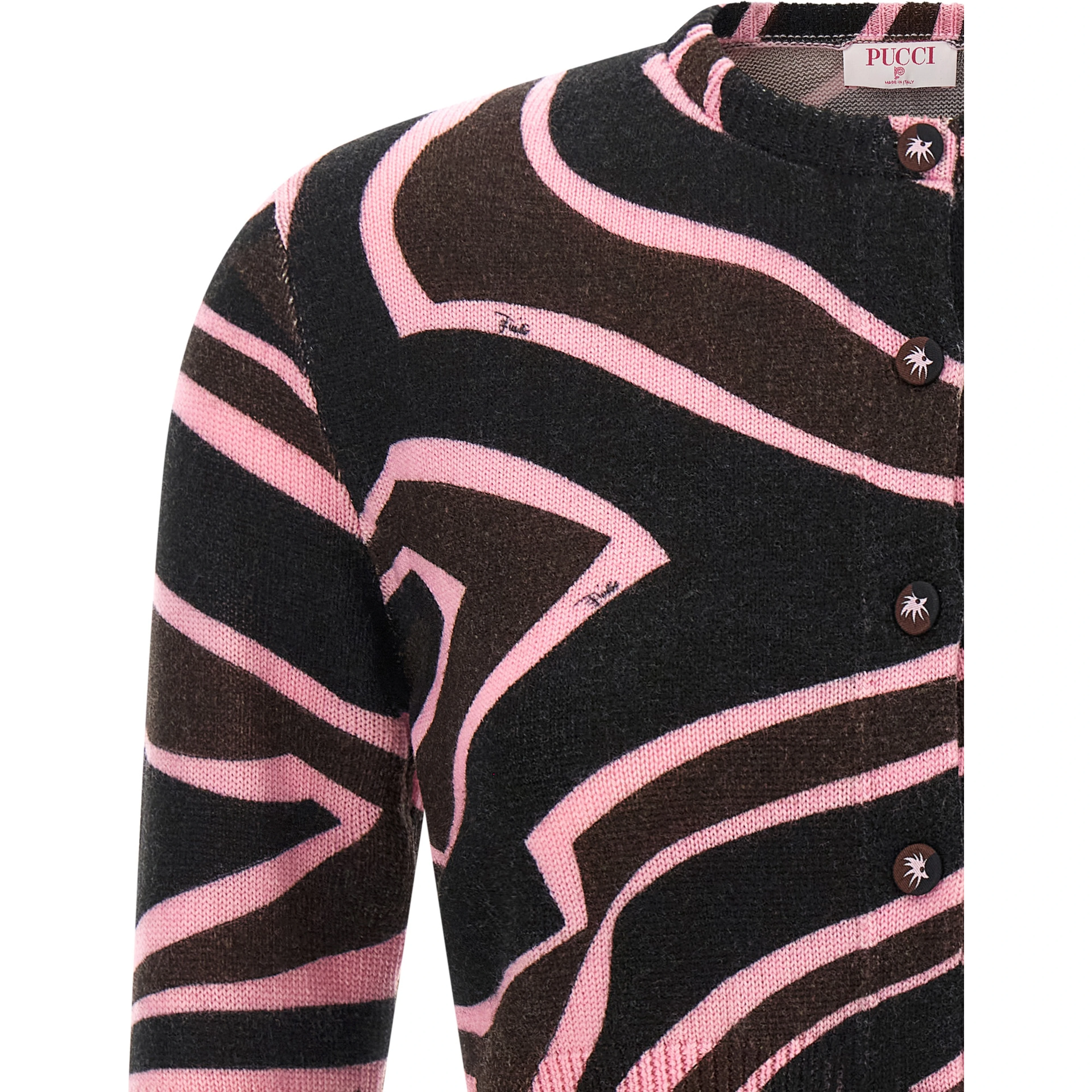 Multicolor Wool Cardigan