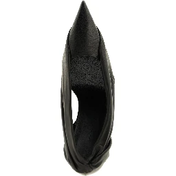 Black Calfskin High Heel Pumps