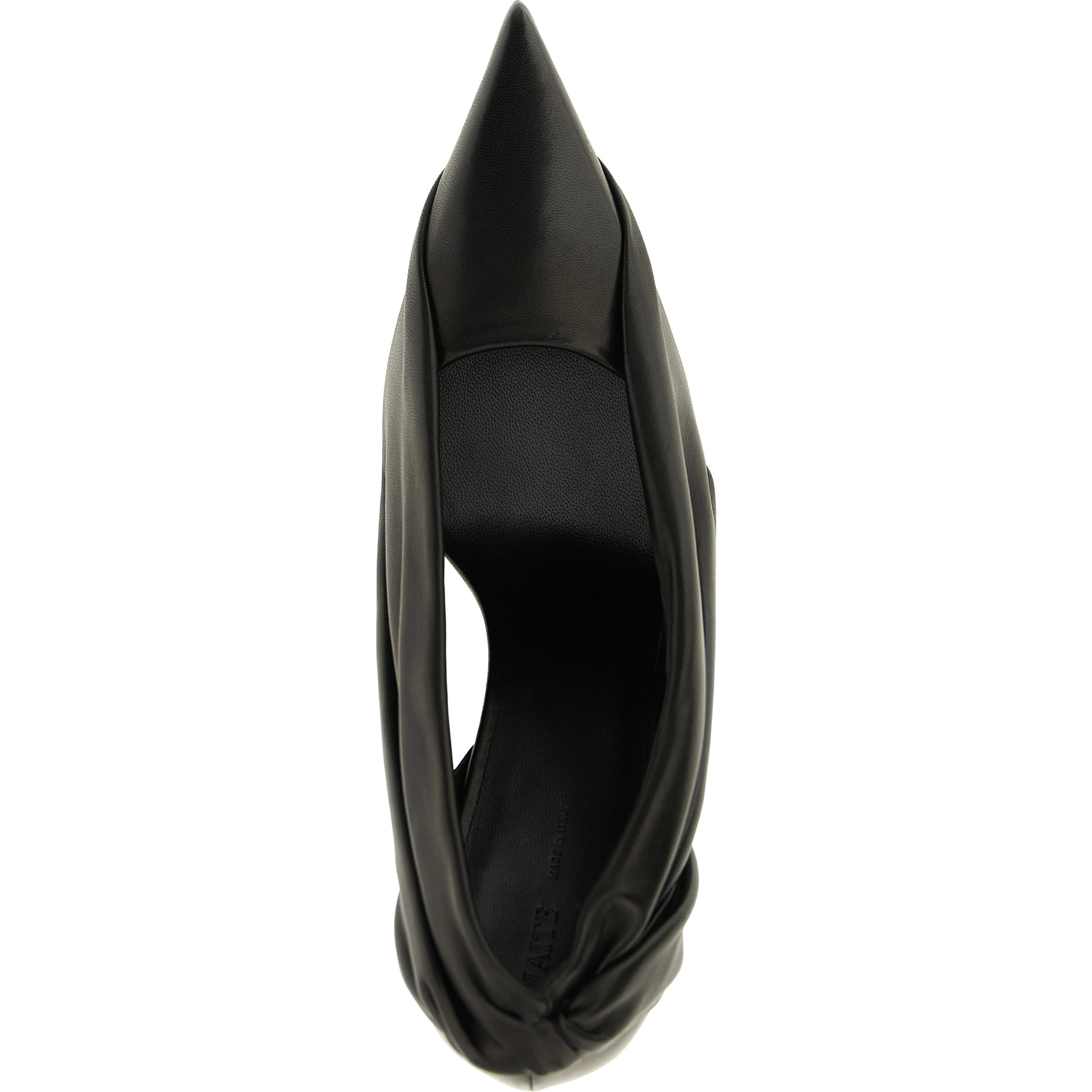 Black Calfskin High Heel Pumps