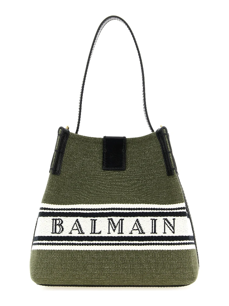 Bicolor Cotton Handbag