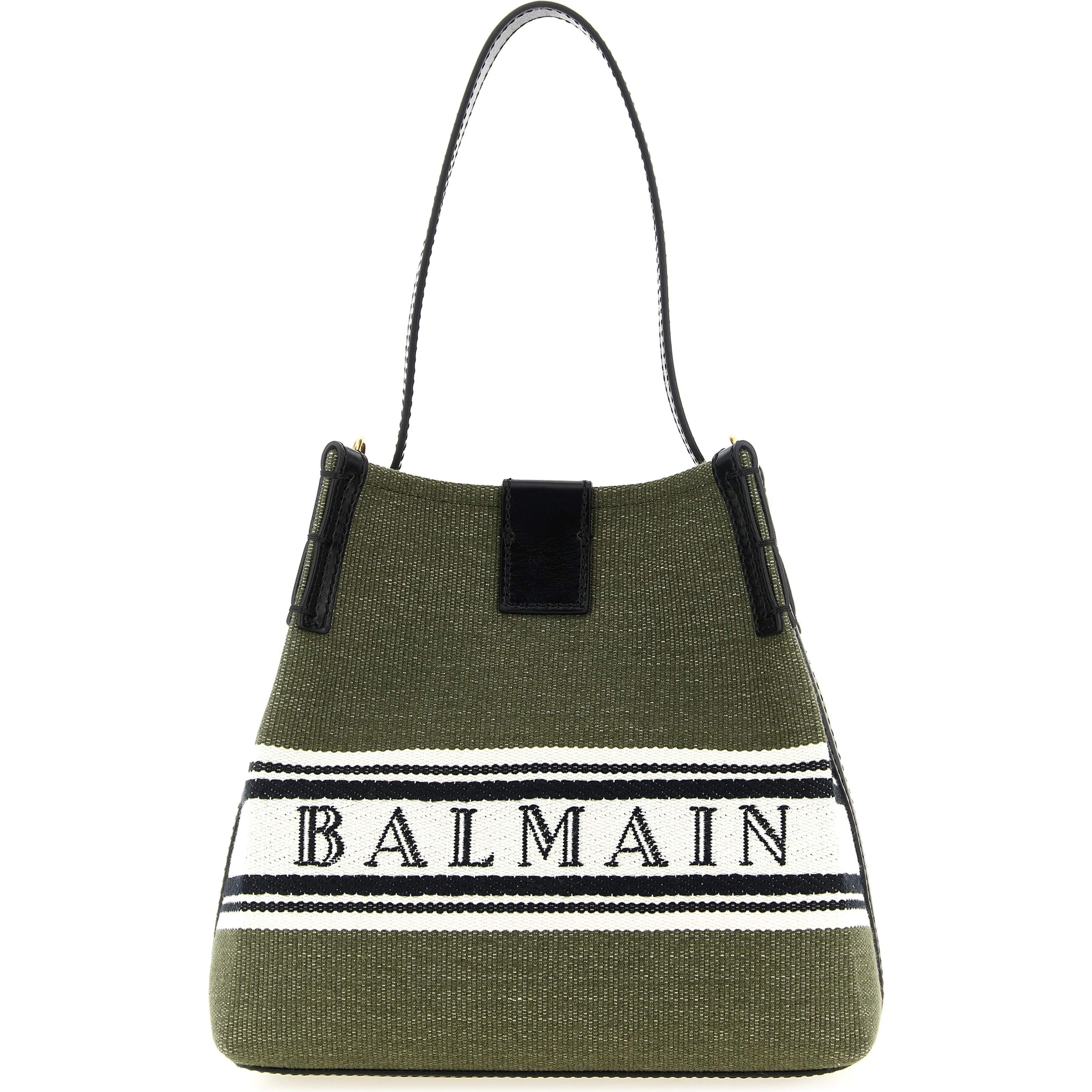 Bicolor Cotton Handbag