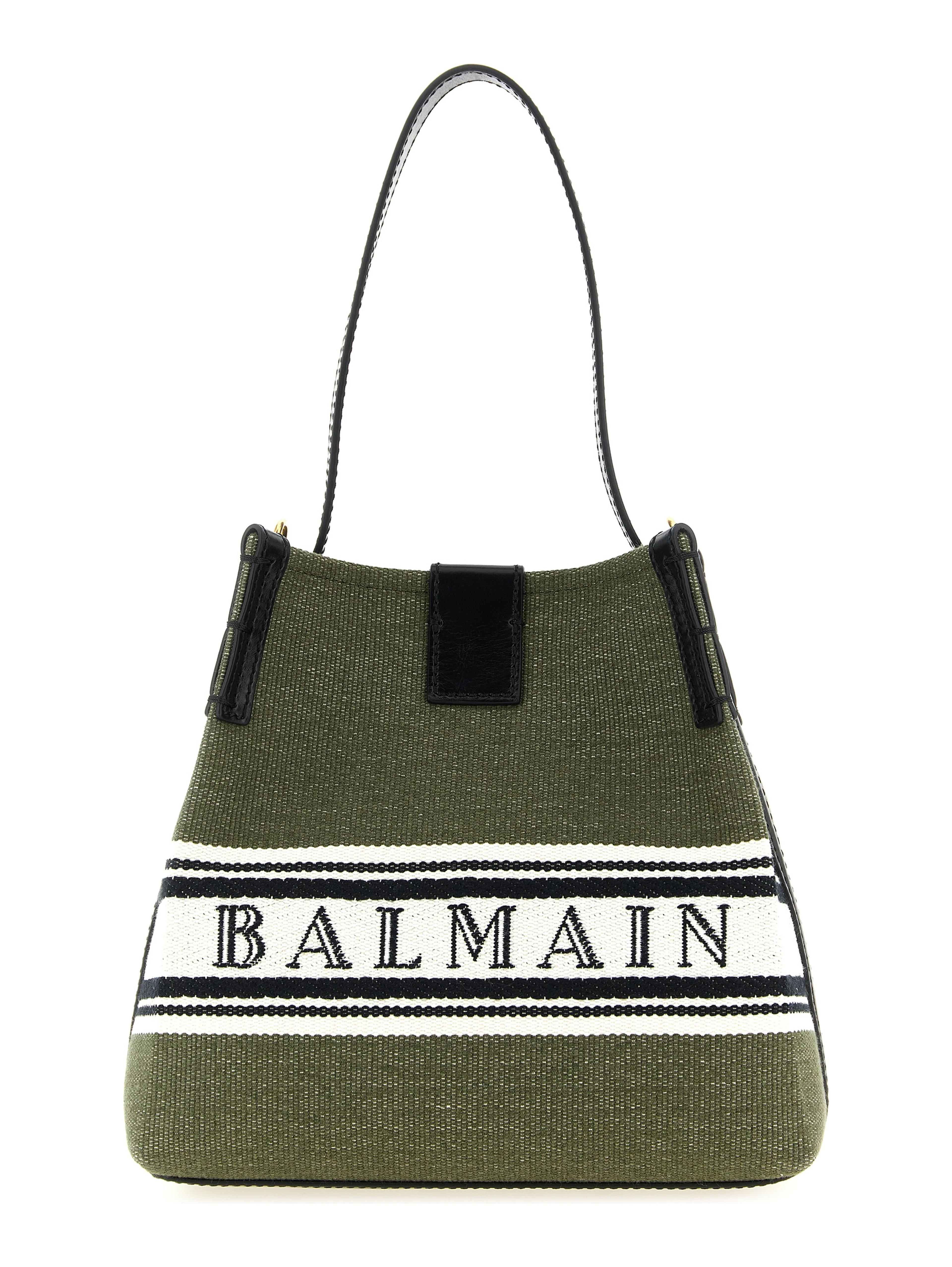 Bicolor Cotton Handbag