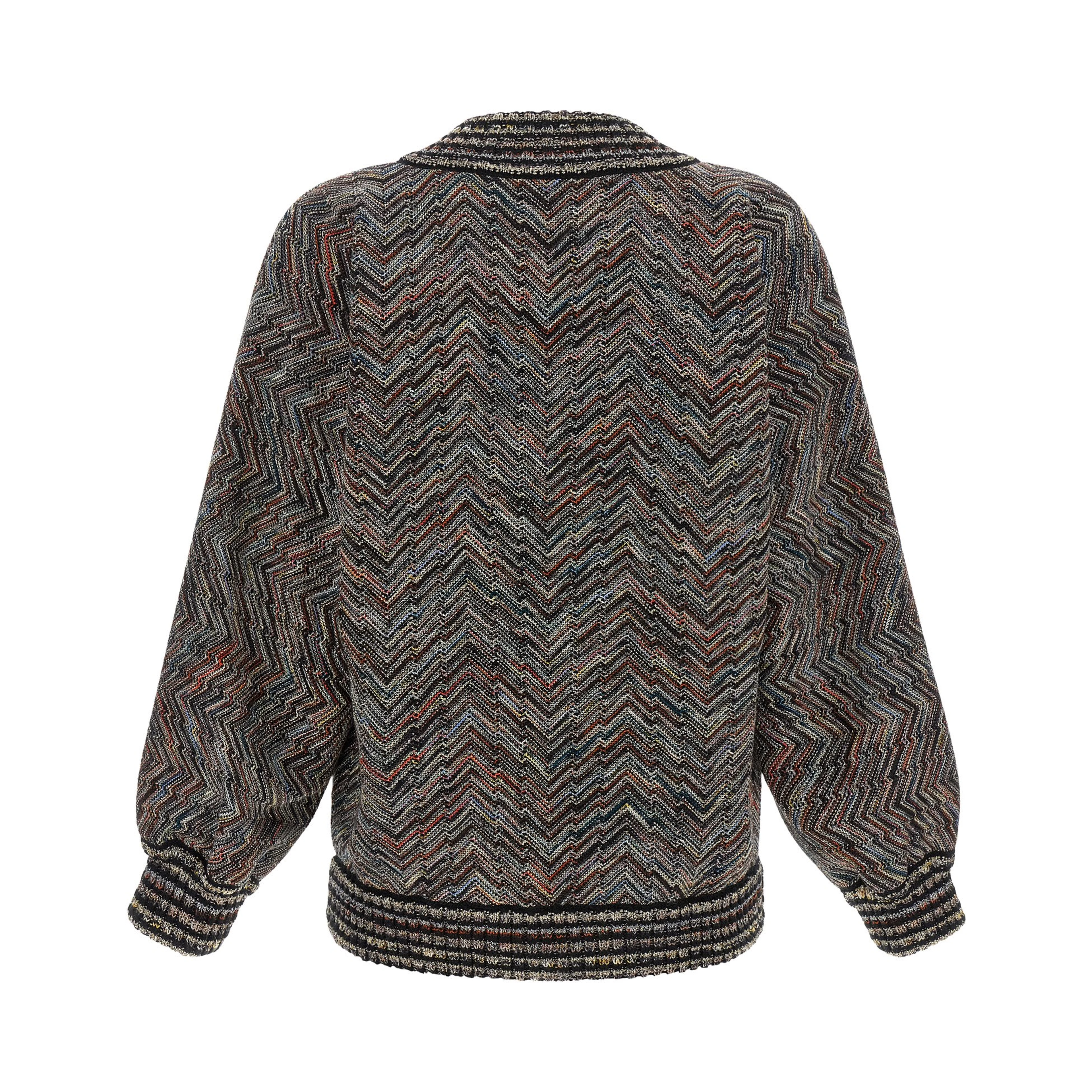Multicolor Wool Bomber