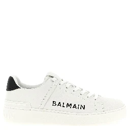 Bicolor Calfskin Low Top Sneakers