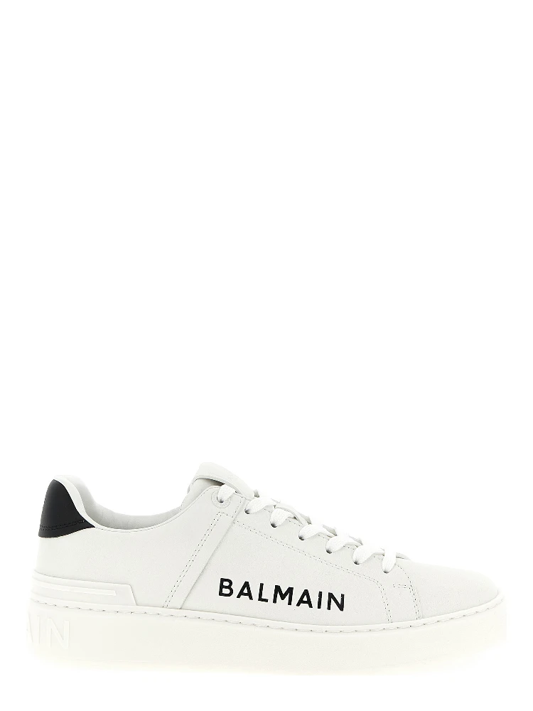 Bicolor Calfskin Low Top Sneakers