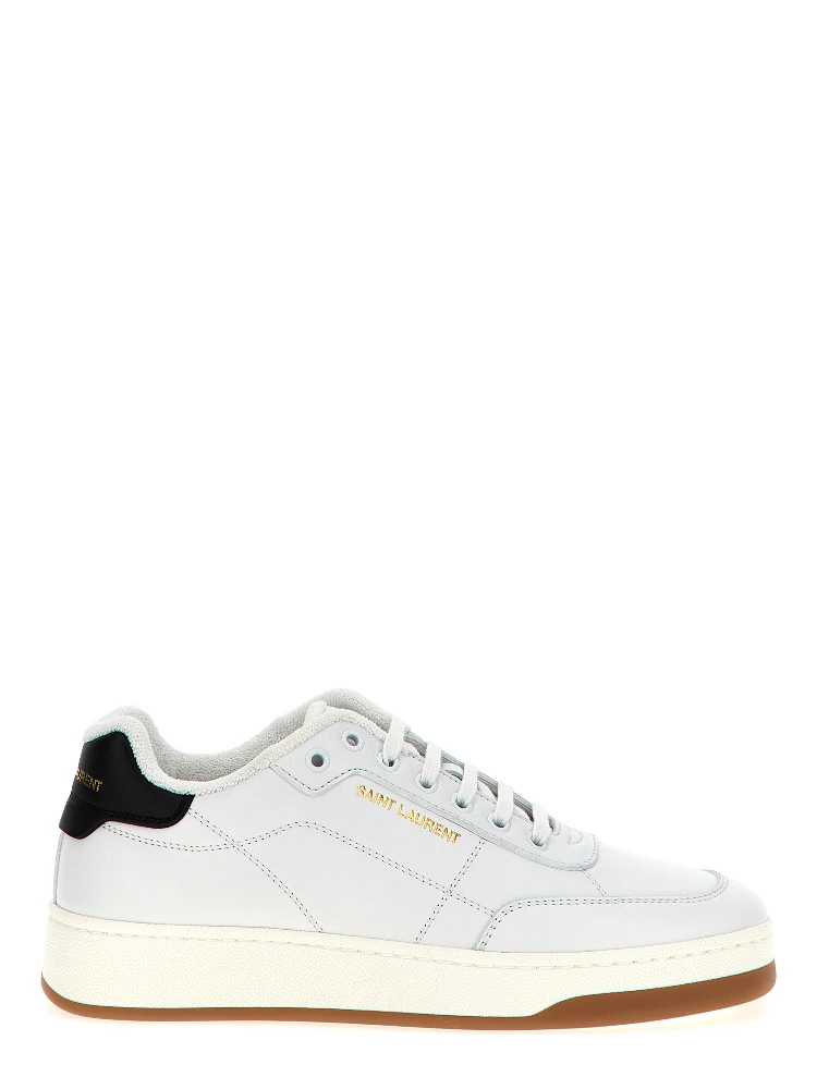 Bicolor Leather Low Top Sneakers